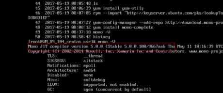 服務器維護 CentOS 7.2下安裝Mono 5.0