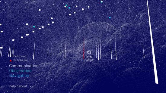 身邊的WiFi信號被可視化，會是怎樣一副情景？